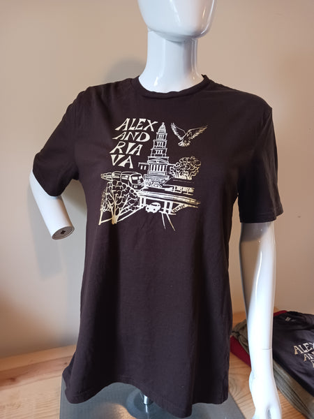 Charcoal Alexandria Temple T-Shirt - XL size