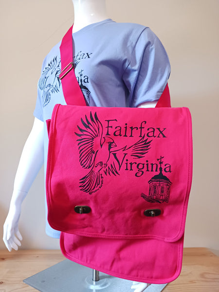 Shoulder Field Bag, Red - Fairfax VA