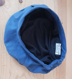 Blue Cotton Beret, Cap