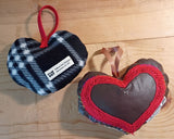 Burlap Heart Ornament