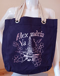 Alexandria Tote Bag - Hand Printed