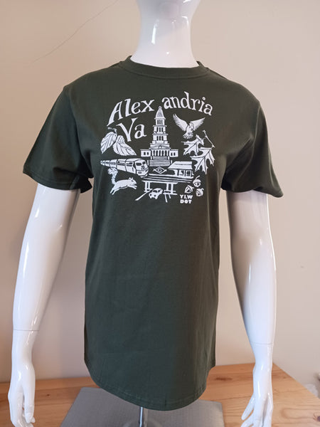 T-shirt - Alexandria VA - Olive