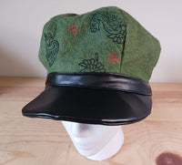 Baker Boy Green Felt Cap