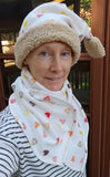 Hearts Hat and Scarf Set