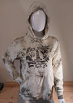 Olive Tan Tie-Dyed Hoodie Sweatshirt - Alexandria Va