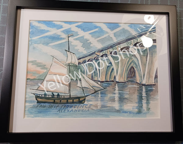 Tall Ship Providence, Wilson Bridge Painting