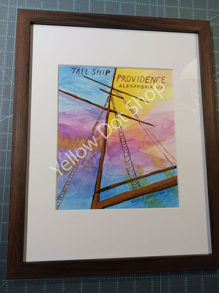 Tall Ship Providence Mast Painting