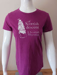 T-shirt - Of Scottish Descent - Fuchsia Purple