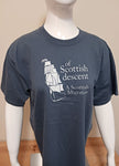 T-shirt - Of Scottish Descent - Blue Gray