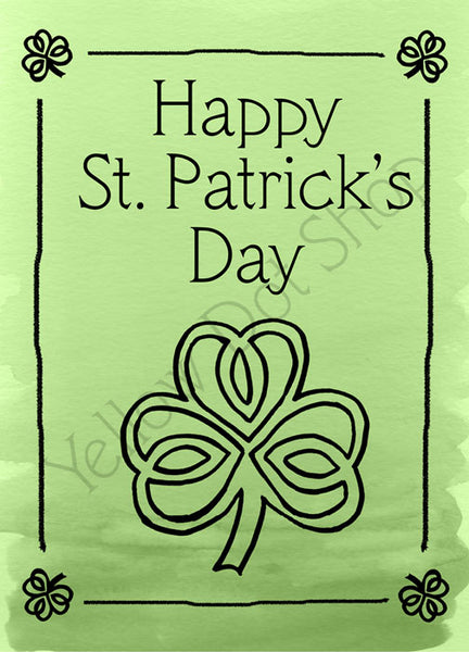 St. Patrick's Day Card - Celtic Frame