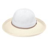 White-Natural Two Toned Hat