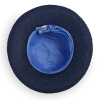 Sun Hat - Two-Tone Hydrangea-Navy Blue