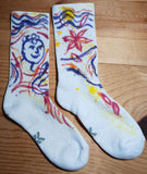 Colorful Socks - Hand Painted