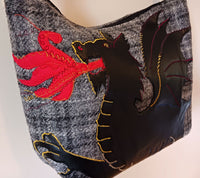 Dragon Tweed Cross-body Purse