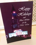 Happy Holidays, Happy New Year-Masonic Memorial-5-pack
