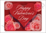 Valentine's Day Card with Roses - 039