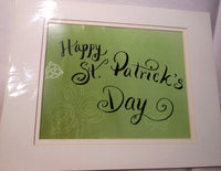 St. Patrick's Day Art- Hand painted Frame