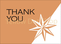Thank You Cards-5 pack - Star