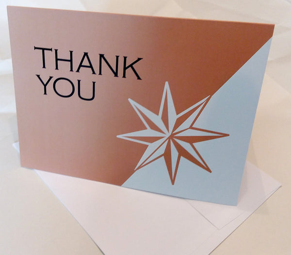 Thank You Cards-5 pack - Star