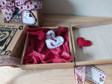 Cookies in a Gift Box - Wood, Hinged Top